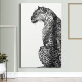 Stojąca pantera – art print na płótnie