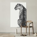 Stojąca pantera – art print na płótnie – zdjęcie 2