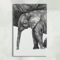 Słoń – Art Print na płótnie – zdjęcie 3