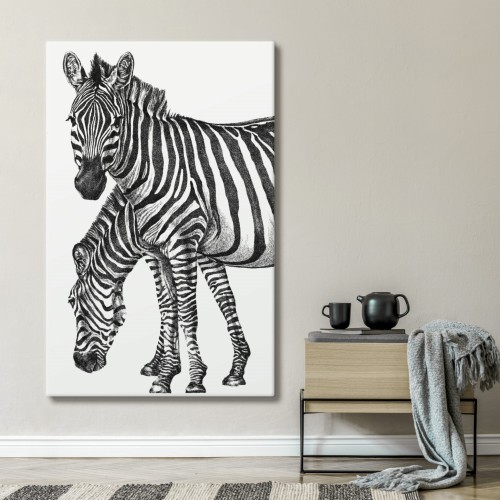 Zebry – Art Print na płótnie