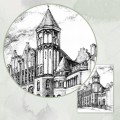 Gliwice – poczta – grafika czarno-biała – zdjęcie 3