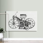 Obraz Motor - wydruk na płótnie 90x140