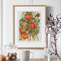 Miechunka – akwarela. Art Print – zdjęcie 4