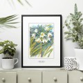 Czosnek niedźwiedzi – akwarela. Art Print – zdjęcie 3