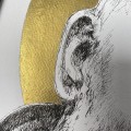 Św. Ojciec Pio. Grafika w oprawie. ORYGINAŁ – zdjęcie 5
