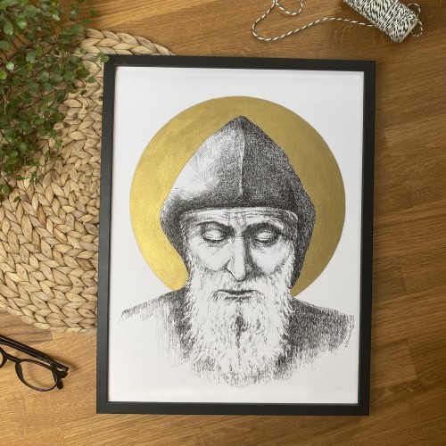 Św. Charbel – obraz w oprawie ORYGINAŁ