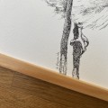 Wróbel – grafika w oprawie. Oryginał – zdjęcie 4