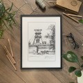 Kopalnia Piast – grafika art print