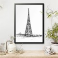 Radiostacja w Gliwicach – grafika art print