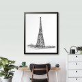 Radiostacja w Gliwicach – grafika art print – zdjęcie 2