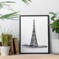 Radiostacja w Gliwicach – grafika art print – zdjęcie 3