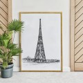 Radiostacja w Gliwicach – grafika art print – zdjęcie 5