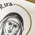 Św. Rita – grafika art print w oprawie – zdjęcie 3