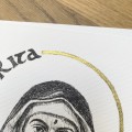 Św. Rita – grafika art print w oprawie – zdjęcie 4