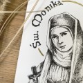 Św. Monika – grafika art print w oprawie