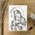 Św. Monika – grafika art print w oprawie – zdjęcie 4