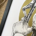 Św. Jan Paweł II – grafika art print w oprawie – zdjęcie 6