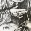 Św. Hieronim – grafika art print w oprawie – zdjęcie 2