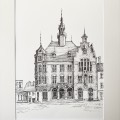 Ratusz w Tarnowskich Górach. Grafika ORYGINAŁ – zdjęcie 5