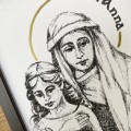 Św. Anna – grafika art print w oprawie
