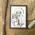 Św. Anna – grafika art print w oprawie – zdjęcie 2
