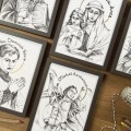 Św. Anna – grafika art print w oprawie – zdjęcie 4