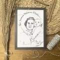 Św. Joanna Beretta Molla – grafika art print w oprawie – zdjęcie 2