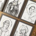 Św. Klara – grafika art print w oprawie – zdjęcie 4