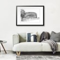 PreZero Arena w Gliwicach – grafika art print – aranżacja we wnętrzu