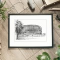 PreZero Arena w Gliwicach – grafika art print – aranżacja we wnętrzu, ujęcie 3