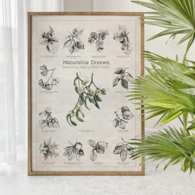 Plakat - Naturalnie Drzewa