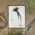 Pingwin – grafika art print – zdjęcie 2