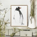 Pingwin – grafika art print – zdjęcie 3