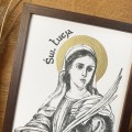 Św. Łucja – grafika art print w oprawie – zdjęcie 2