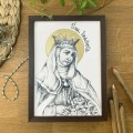 Św. Izabela – grafika art print w oprawie – zdjęcie 2