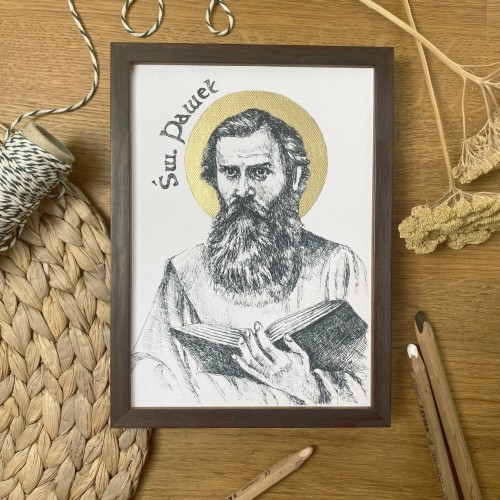Św. Paweł – grafika art print w oprawie