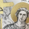 Św. Rafał Archanioł – grafika art print w oprawie – zdjęcie 2
