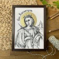 Św. Katarzyna – grafika art print w oprawie