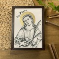 Św. Agata – grafika art print w oprawie – zdjęcie 2
