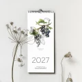 Kalendarz ścienny 2027 Naturalnie owoce – okładka z czarną porzeczką