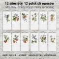 Kalendarz ścienny 2027 Naturalnie owoce – wszystkie 12 miesięcy