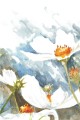 Kosmosy – akwarela. Art Print – zdjęcie 2